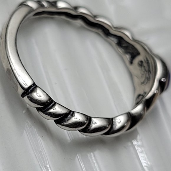 Promise Lapis Lazuli December Birthstone Ring 925 SIZE 6 STERLING - Picture 6 of 8